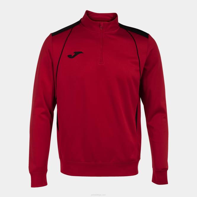 sweatshirt şampiyonası vii Joma kırmızı siyah erkekler 0RJD1089