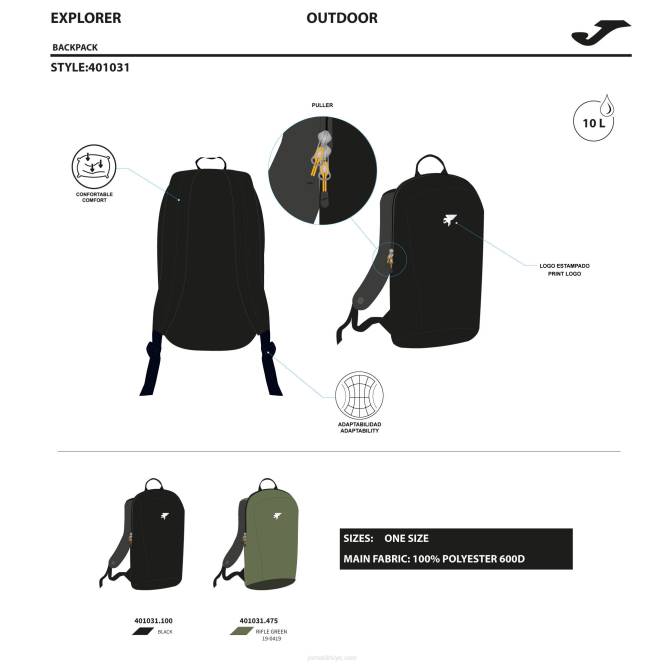 sırt çantası-ayakkabı çanta kaşif Joma haki0RJD2592