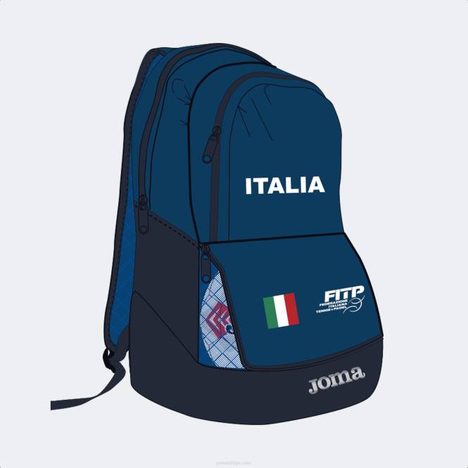 sırt çantası-ayakkabı çantası İtalyan tenis ve padel federasyonu Joma lacivert0RJD2503