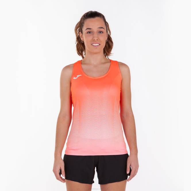 tank top elit vii Joma floresan mercan beyazı kadınlar 0RJD1851