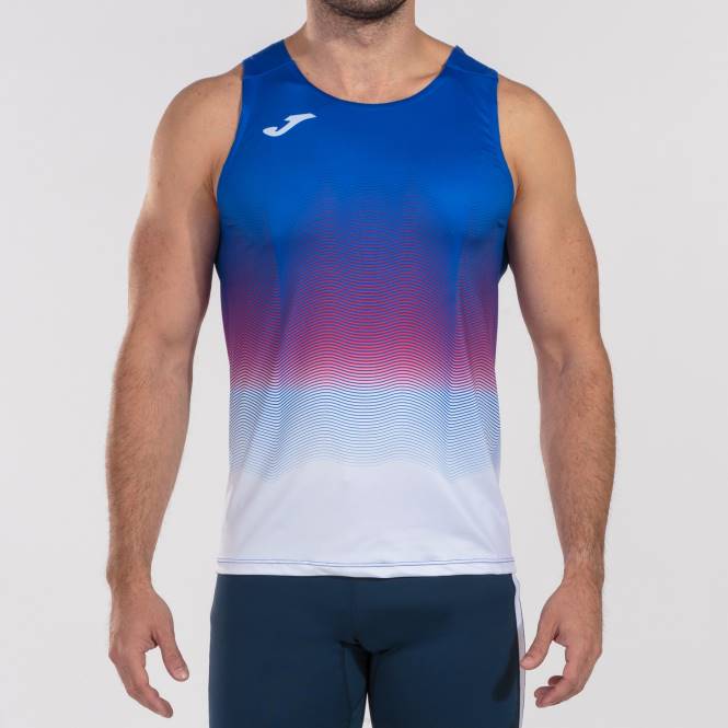 tank top elit vii Joma kraliyet mavisi beyaz kırmızı erkekler 0RJD4132