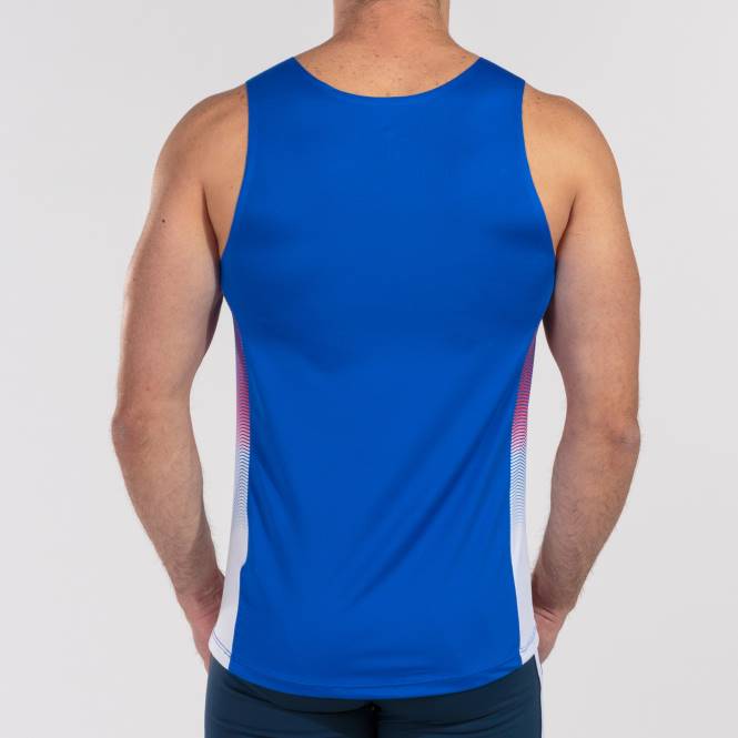 tank top elit vii Joma kraliyet mavisi beyaz kırmızı erkekler 0RJD4132