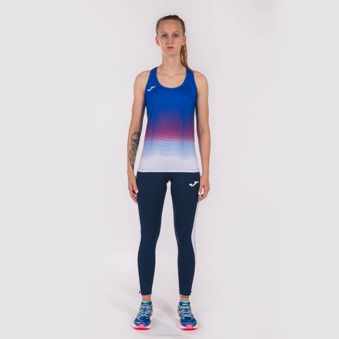 tank top elit vii Joma kraliyet mavisi beyaz kırmızı kadınlar 0RJD1804