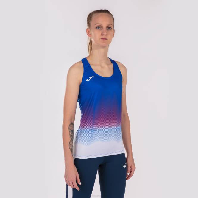 tank top elit vii Joma kraliyet mavisi beyaz kırmızı kadınlar 0RJD1804