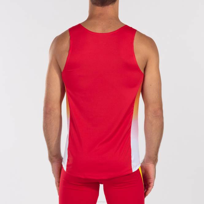 tank top elit vii Joma kırmızı beyaz sarı erkekler 0RJD327