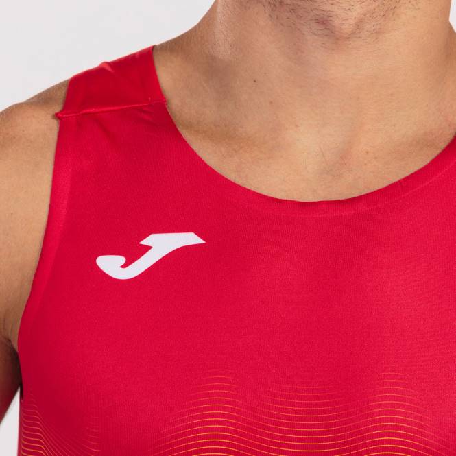 tank top elit vii Joma kırmızı beyaz sarı erkekler 0RJD327