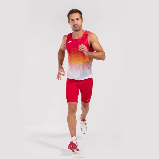 tank top elit vii Joma kırmızı beyaz sarı erkekler 0RJD327