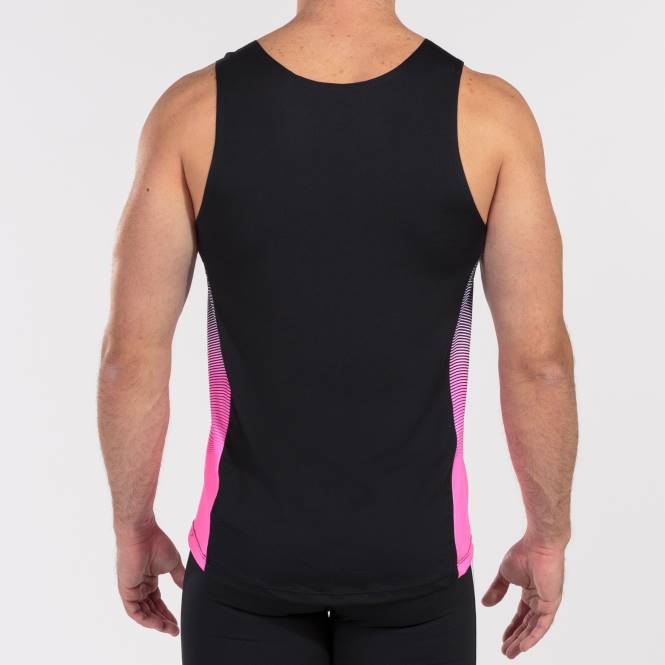 tank top elit vii Joma siyah floresan pembe beyaz erkekler 0RJD458