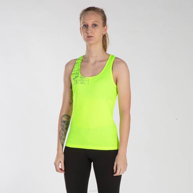 tank top elit viii Joma floresan sarı kadınlar 0RJD1658