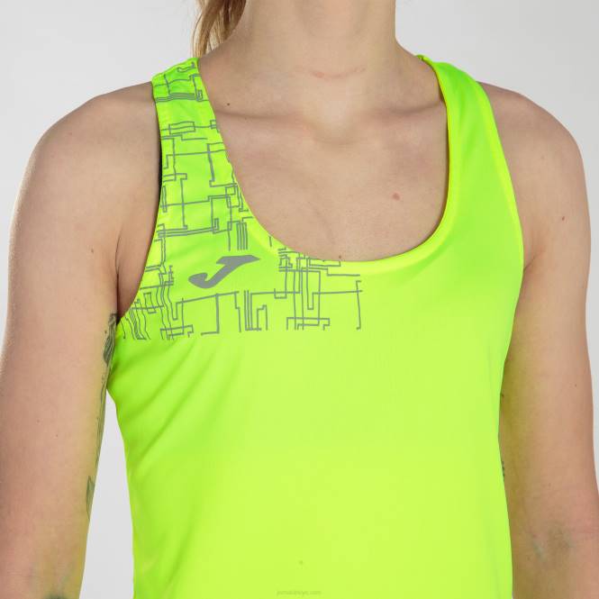 tank top elit viii Joma floresan sarı kadınlar 0RJD1658