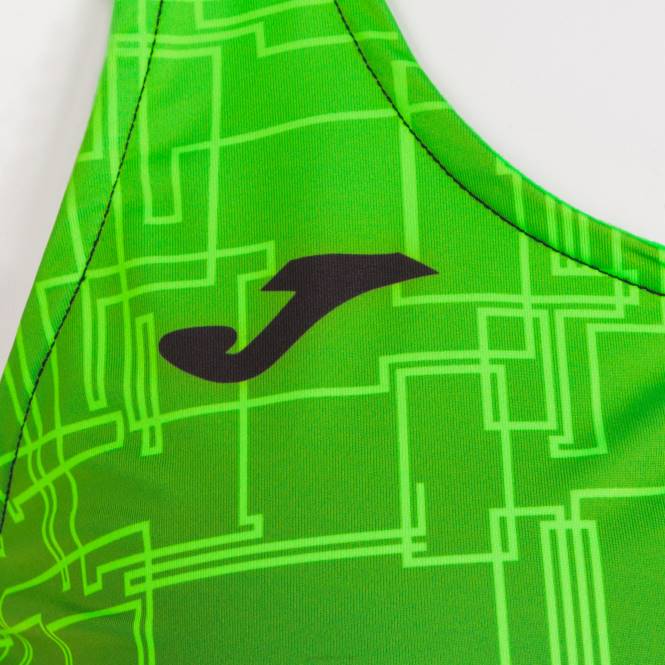 tank top elit viii Joma floresan yeşil siyah kadınlar 0RJD3855