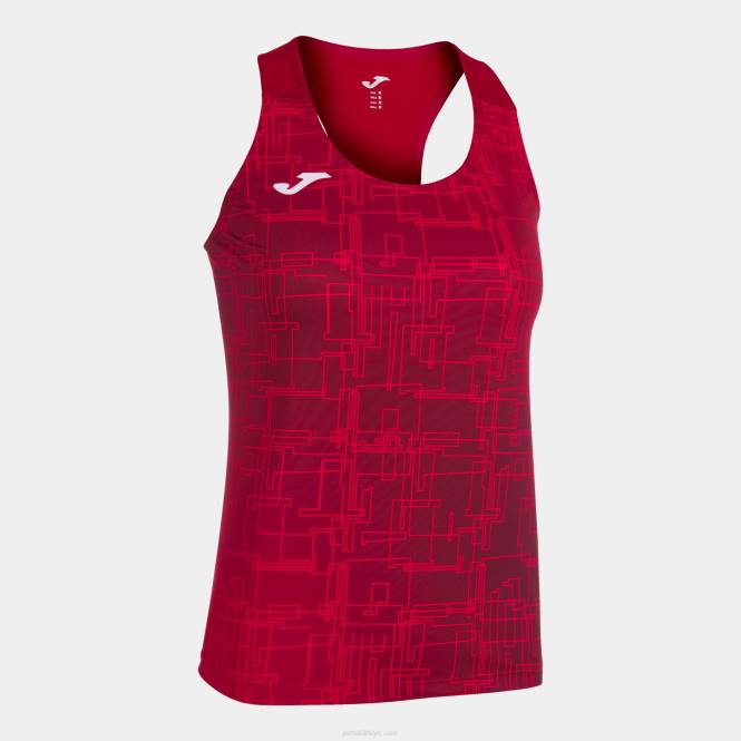 tank top elit viii Joma kırmızı kadınlar 0RJD2117