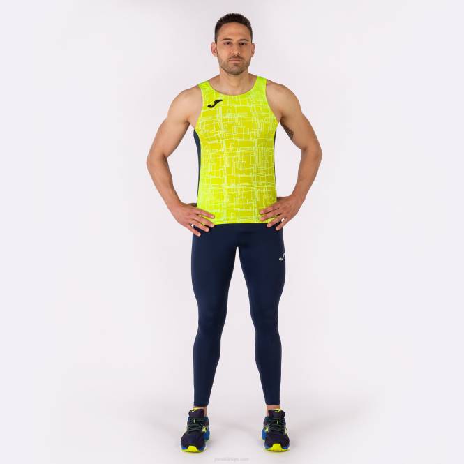 tank top elit viii Joma lacivert floresan sarı erkekler 0RJD757