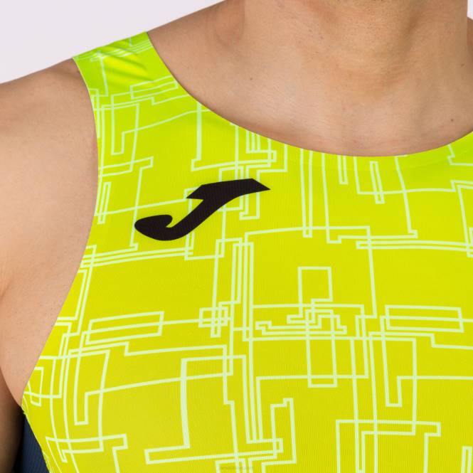 tank top elit viii Joma lacivert floresan sarı erkekler 0RJD757