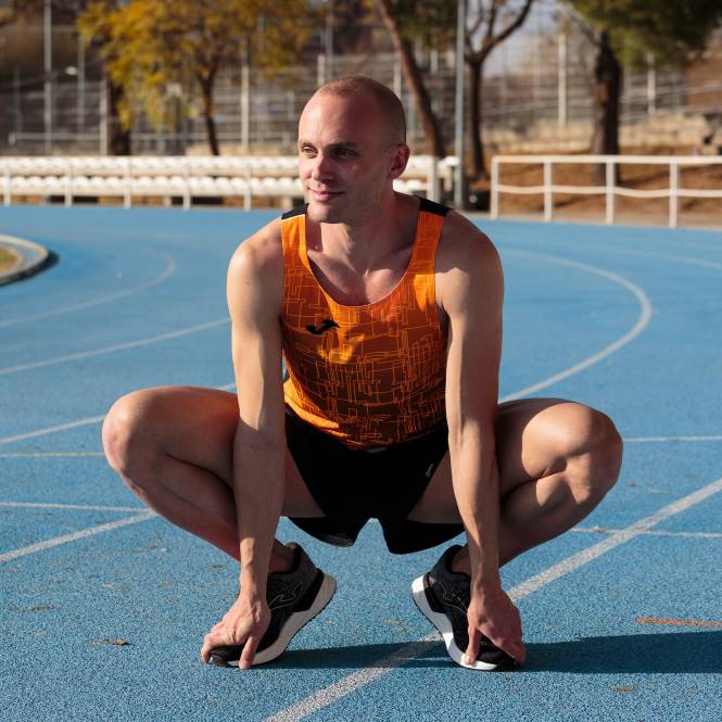 tank top elit viii Joma siyah turuncu erkekler 0RJD3270