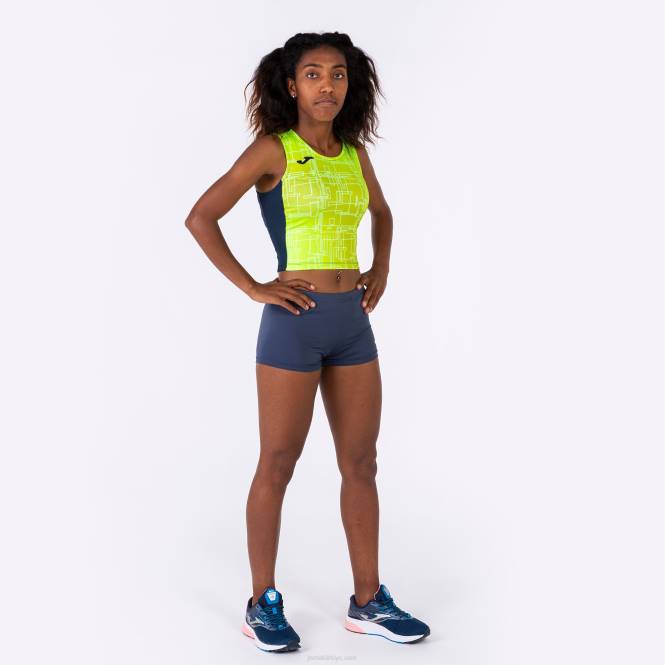 tank üstü elit viii Joma lacivert floresan sarı kadınlar 0RJD2000