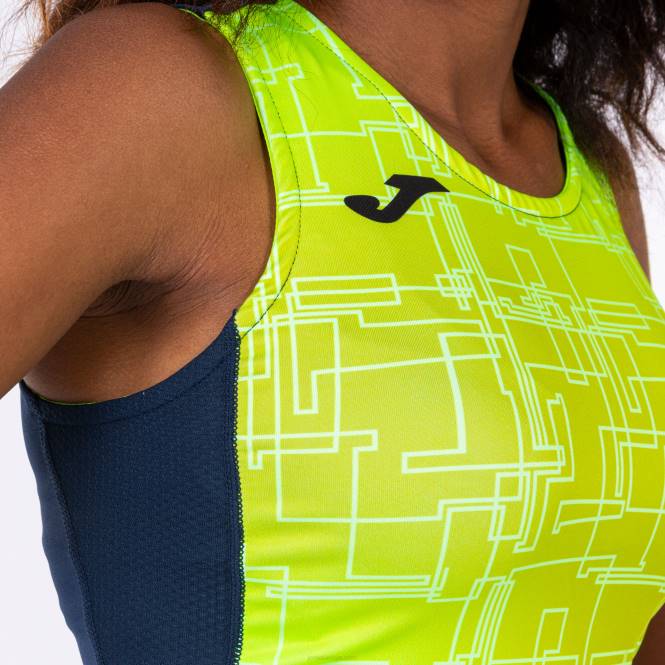 tank üstü elit viii Joma lacivert floresan sarı kadınlar 0RJD2000