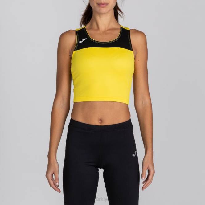 tank üstü yarış Joma sarı siyah kadınlar 0RJD3785