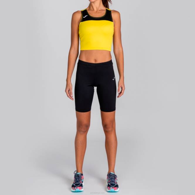 tank üstü yarış Joma sarı siyah kadınlar 0RJD3785