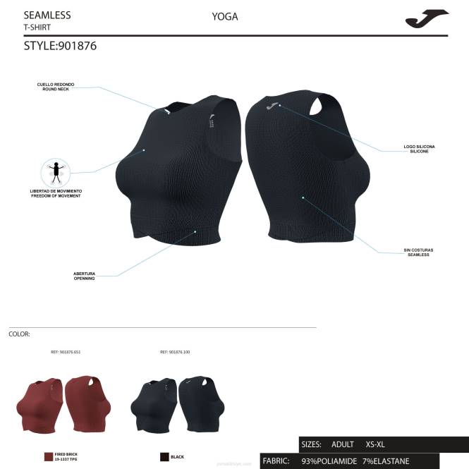 tank üstü çekirdek Joma bordo kadınlar 0RJD1648