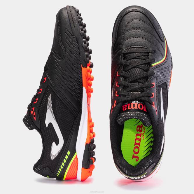 top sürme 23 çim futbol kramponları Joma siyah kırmızı0RJD4065