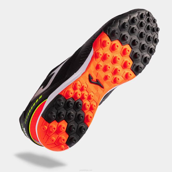 top sürme 23 çim futbol kramponları Joma siyah kırmızı0RJD4065