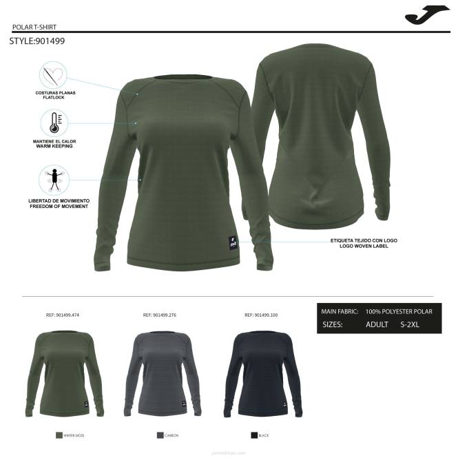 uzun kollu gömlek kaşif Joma siyah kadınlar 0RJD1847