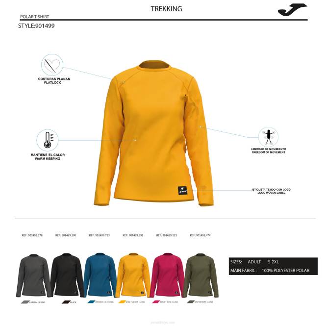 uzun kollu gömlek kaşif Joma turuncu kadınlar 0RJD1728