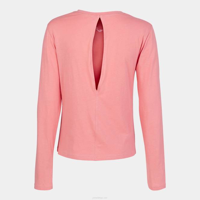 uzun kollu gömlek organik Joma pembe kadınlar 0RJD1962