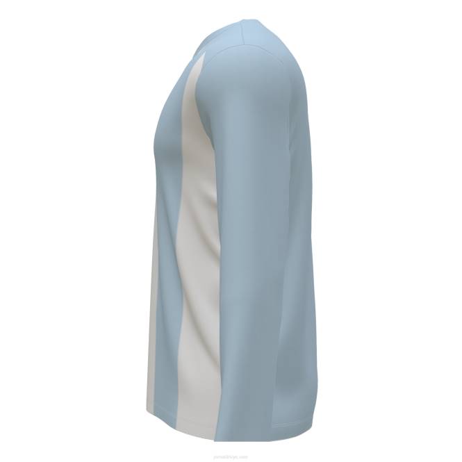 uzun kollu gömlek pisa ii Joma gök mavisi beyaz erkekler 0RJD1226