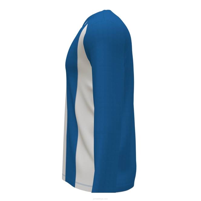 uzun kollu gömlek pisa ii Joma kraliyet mavisi beyaz erkekler 0RJD4567