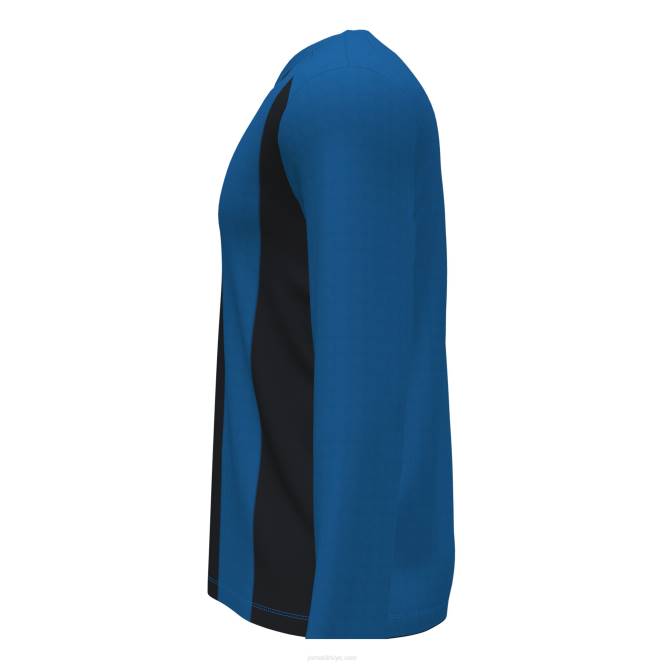 uzun kollu gömlek pisa ii Joma kraliyet mavisi siyah erkekler 0RJD3562