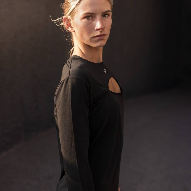 uzun kollu gömlek sıfır Joma siyah kadınlar 0RJD1567