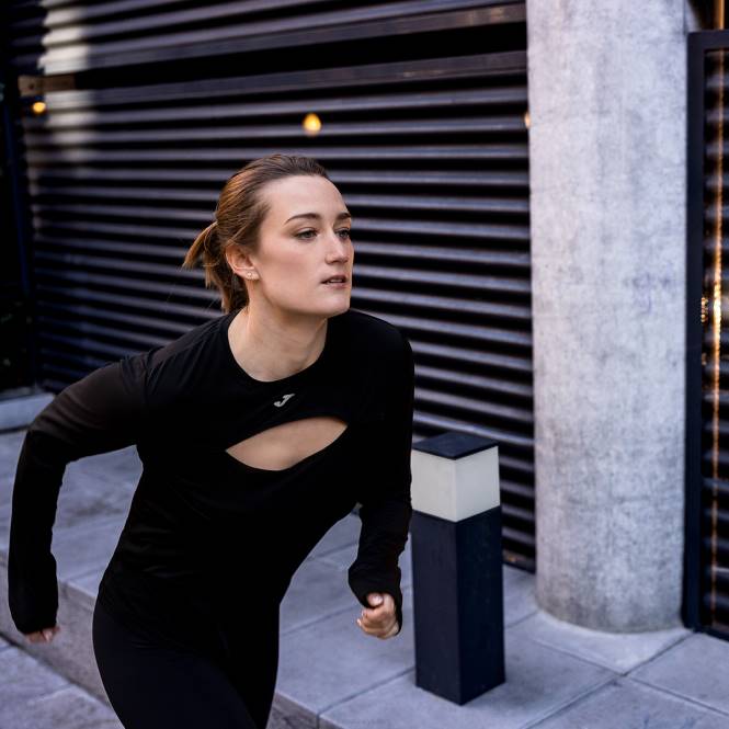 uzun kollu gömlek sıfır Joma siyah kadınlar 0RJD1567