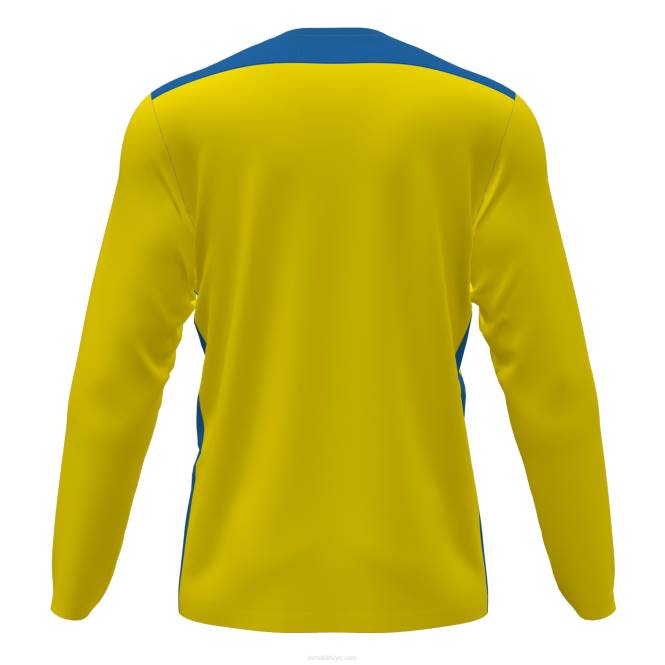 uzun kollu gömlek şampiyonası vi Joma sarı kraliyet mavisi erkekler 0RJD3322