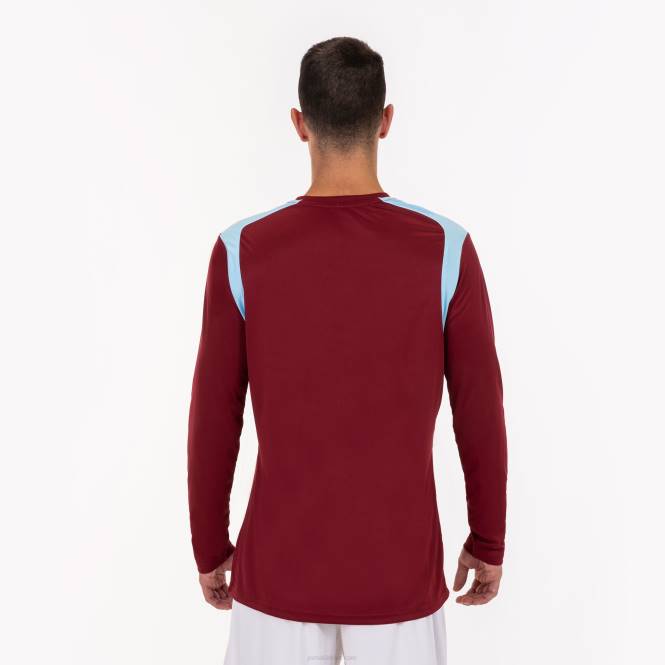 uzun kollu gömlek şampiyonluk v Joma bordo gök mavisi erkekler 0RJD3397