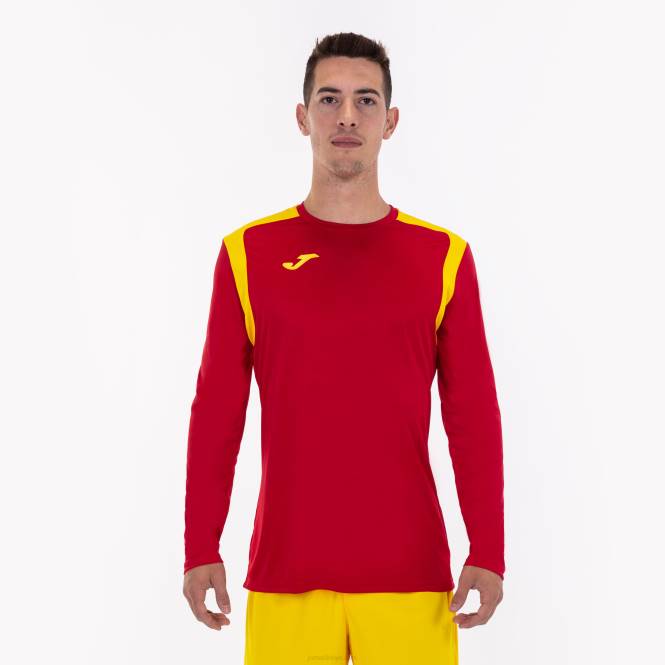 uzun kollu gömlek şampiyonluk v Joma kırmızı Sarı erkekler 0RJD1527