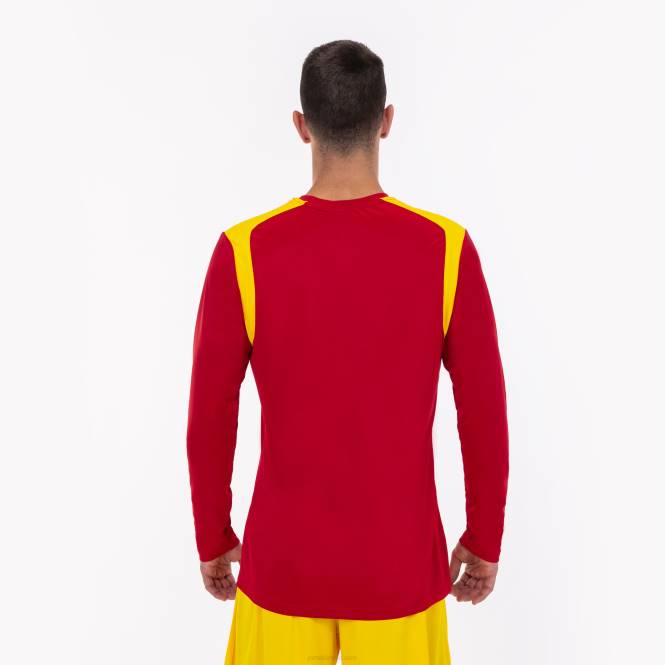 uzun kollu gömlek şampiyonluk v Joma kırmızı Sarı erkekler 0RJD1527