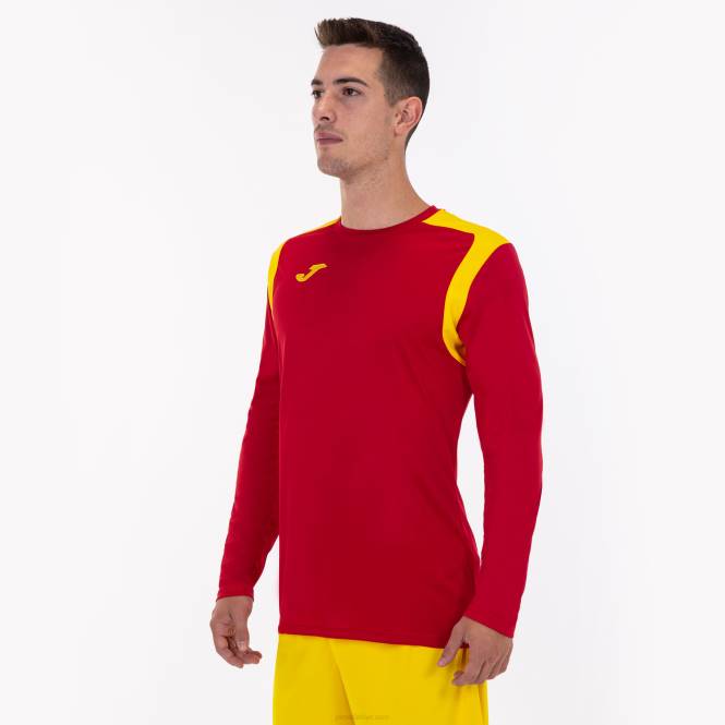 uzun kollu gömlek şampiyonluk v Joma kırmızı Sarı erkekler 0RJD1527
