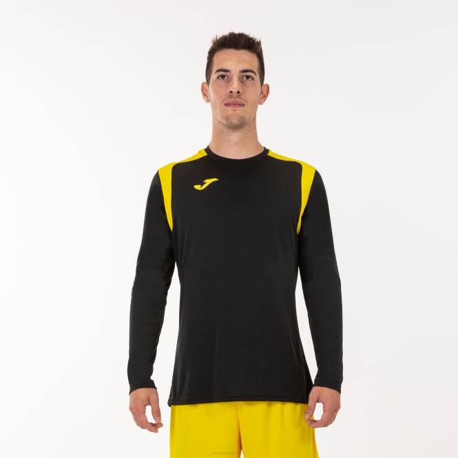 uzun kollu gömlek şampiyonluk v Joma siyah Sarı erkekler 0RJD3406