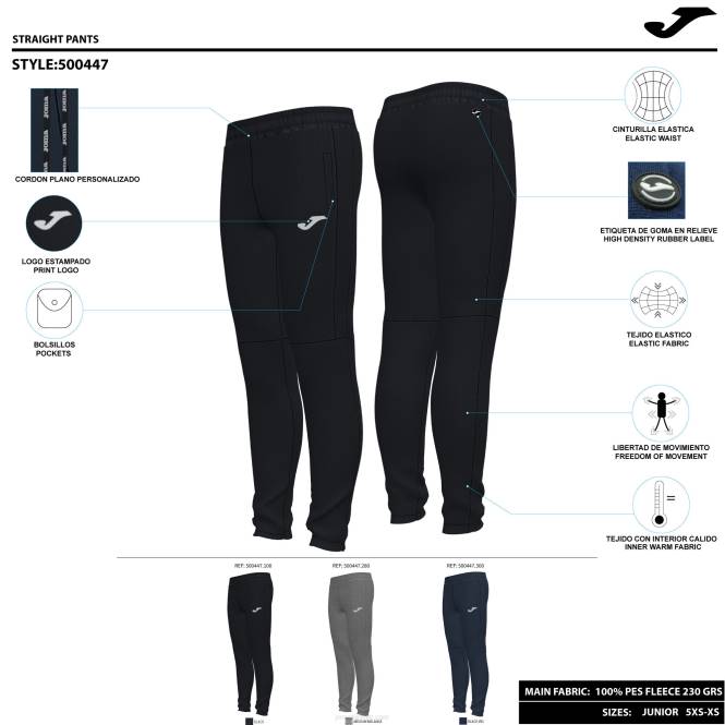 uzun pantolon aslan Joma lacivert erkekler 0RJD686