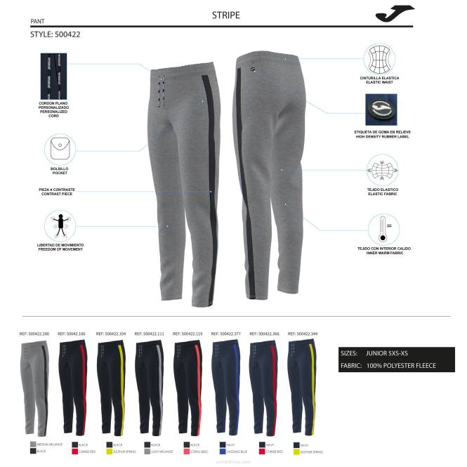 uzun pantolon erkek şerit Joma lacivert0RJD2755