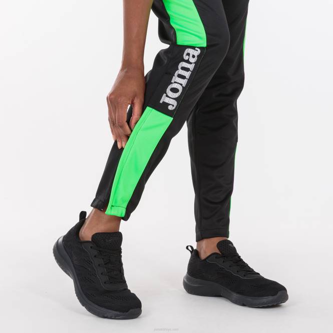 uzun pantolon şampiyonası iv Joma siyah floresan yeşil kadınlar 0RJD4014