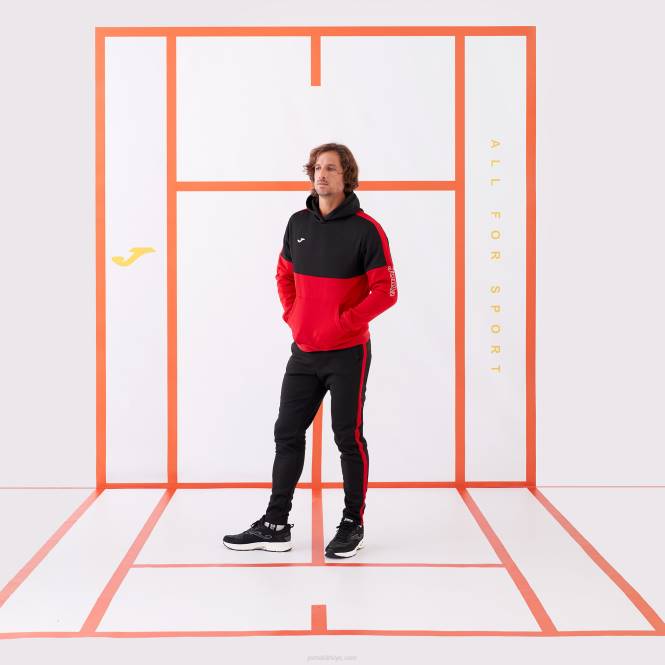 uzun pantolon şerit Joma siyah kırmızı erkekler 0RJD125