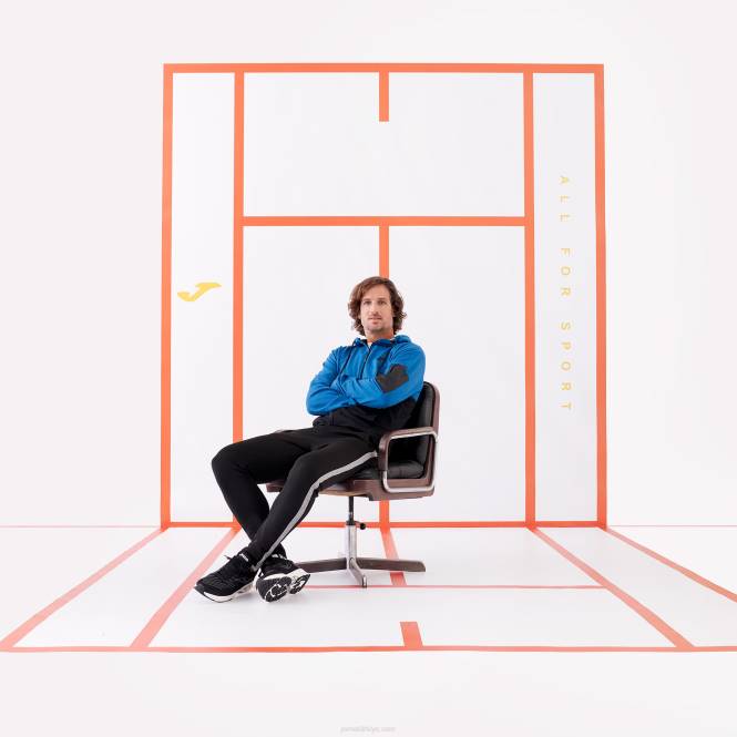 uzun pantolon şerit Joma siyah melanj gri erkekler 0RJD145