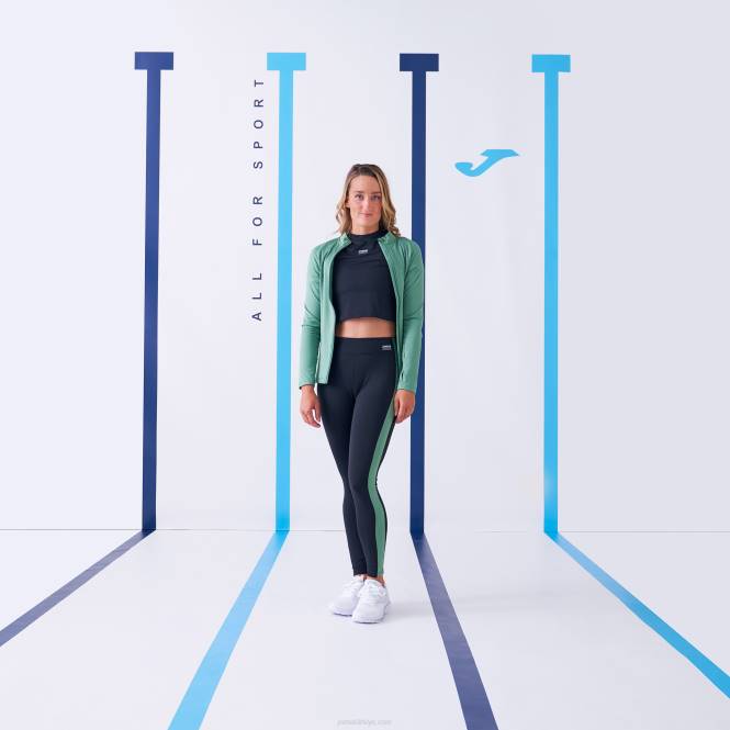 uzun tayt defne Joma siyah haki kadınlar 0RJD1927