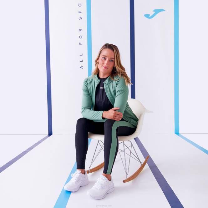 uzun tayt defne Joma siyah haki kadınlar 0RJD1927