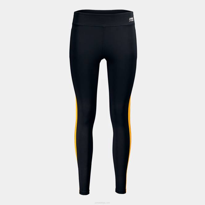 uzun tayt defne Joma siyah turuncu kadınlar 0RJD3936