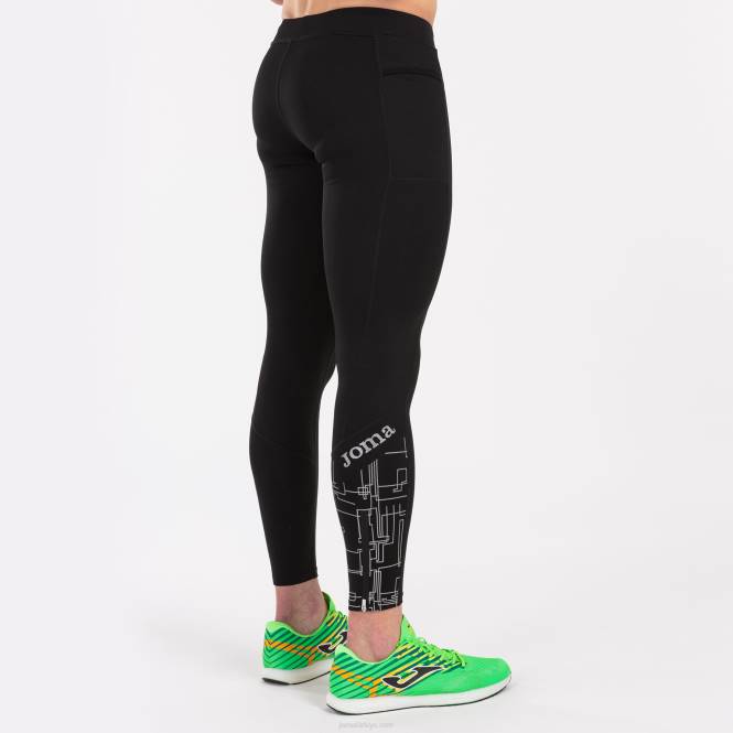 uzun tayt elit viii Joma siyah erkekler 0RJD3052