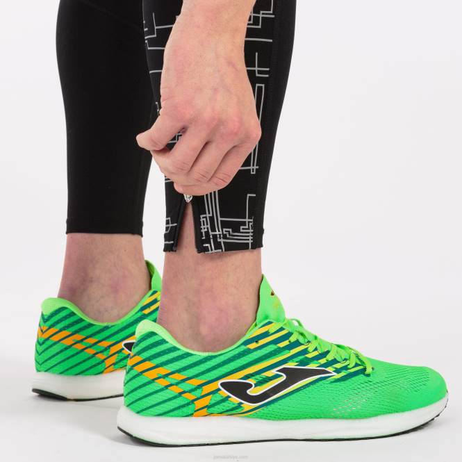 uzun tayt elit viii Joma siyah erkekler 0RJD3052